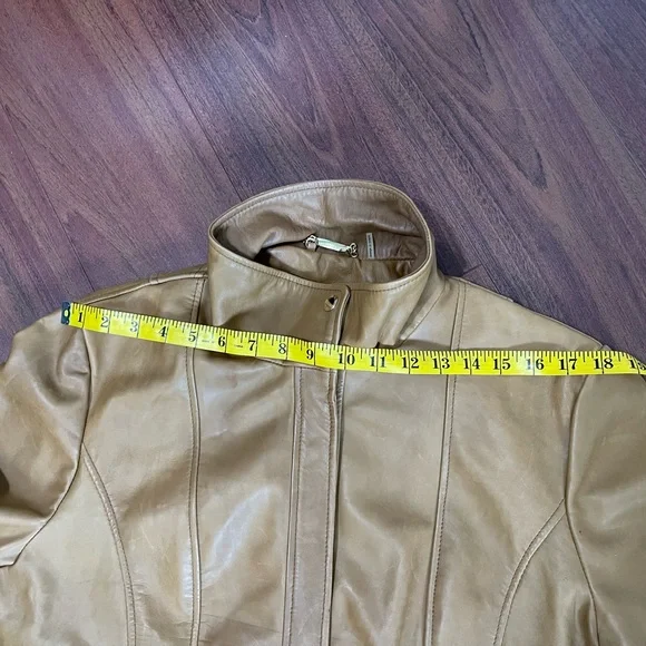 Vintage Brown Moto Wilsons Leather jacket coat Sz XL - Picture 14 of 15